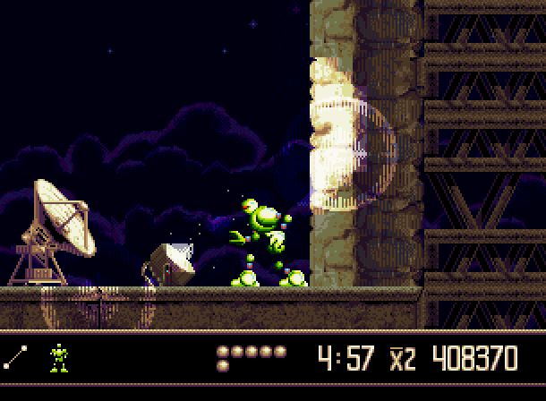 Screenshot showing some light effects