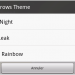 Theme Selection Dialog Screenshot